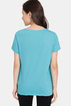 Rosaline Bloom Fest Knit Cotton Top (Pack of 2) -  Blue — thumbnail 9